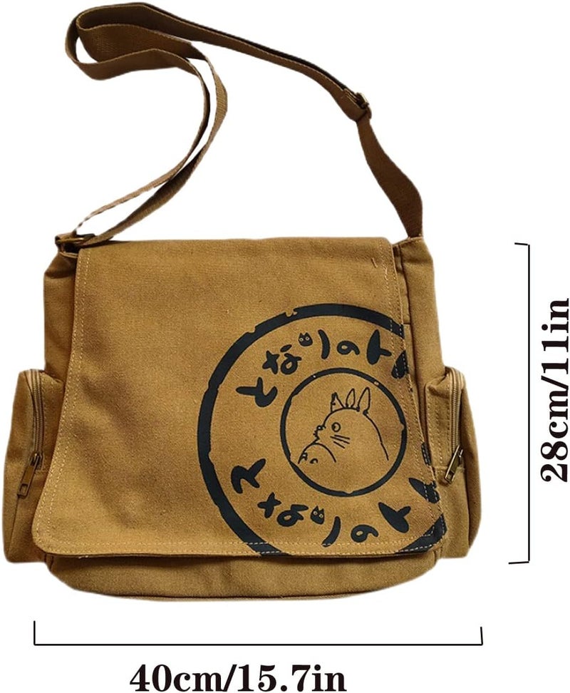 BXCNCKD Korean Canvas Shoulder Bag for Men - Large Capacity Computer Casual Bag - Image 2